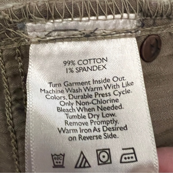 Eddie Bauer Corduroy Women's Curvy Bootcut Pants 12 Khaki Tan Stretch - Picture 7 of 11